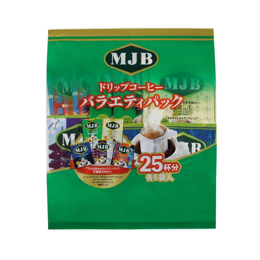 日本MJB世界之旅濾掛咖啡25入, , large