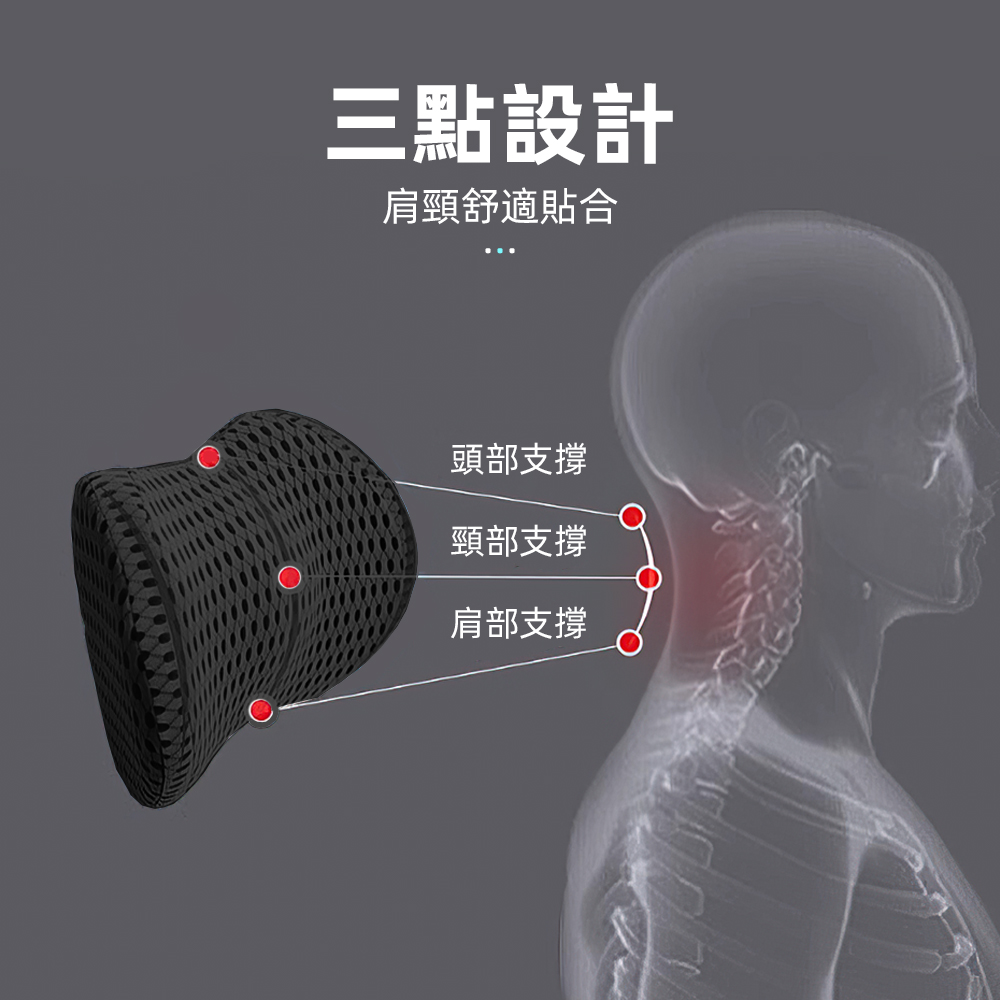 【上手家居】汽車靠枕-汽車靠墊 黑色(腰靠/汽車腰靠/汽車靠墊/車用靠枕/汽車靠背墊), , large