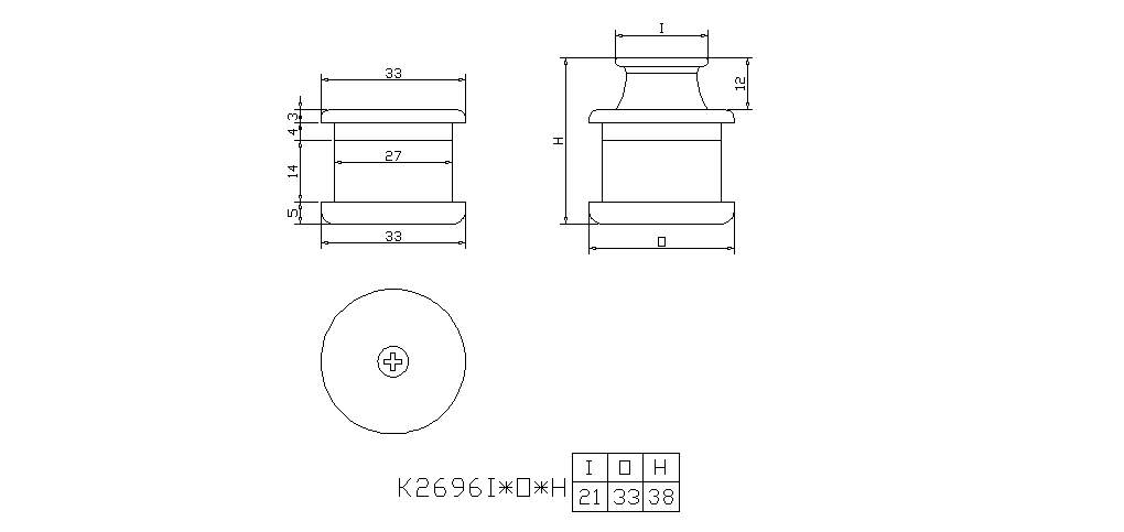 Round Hidden Handle, , large