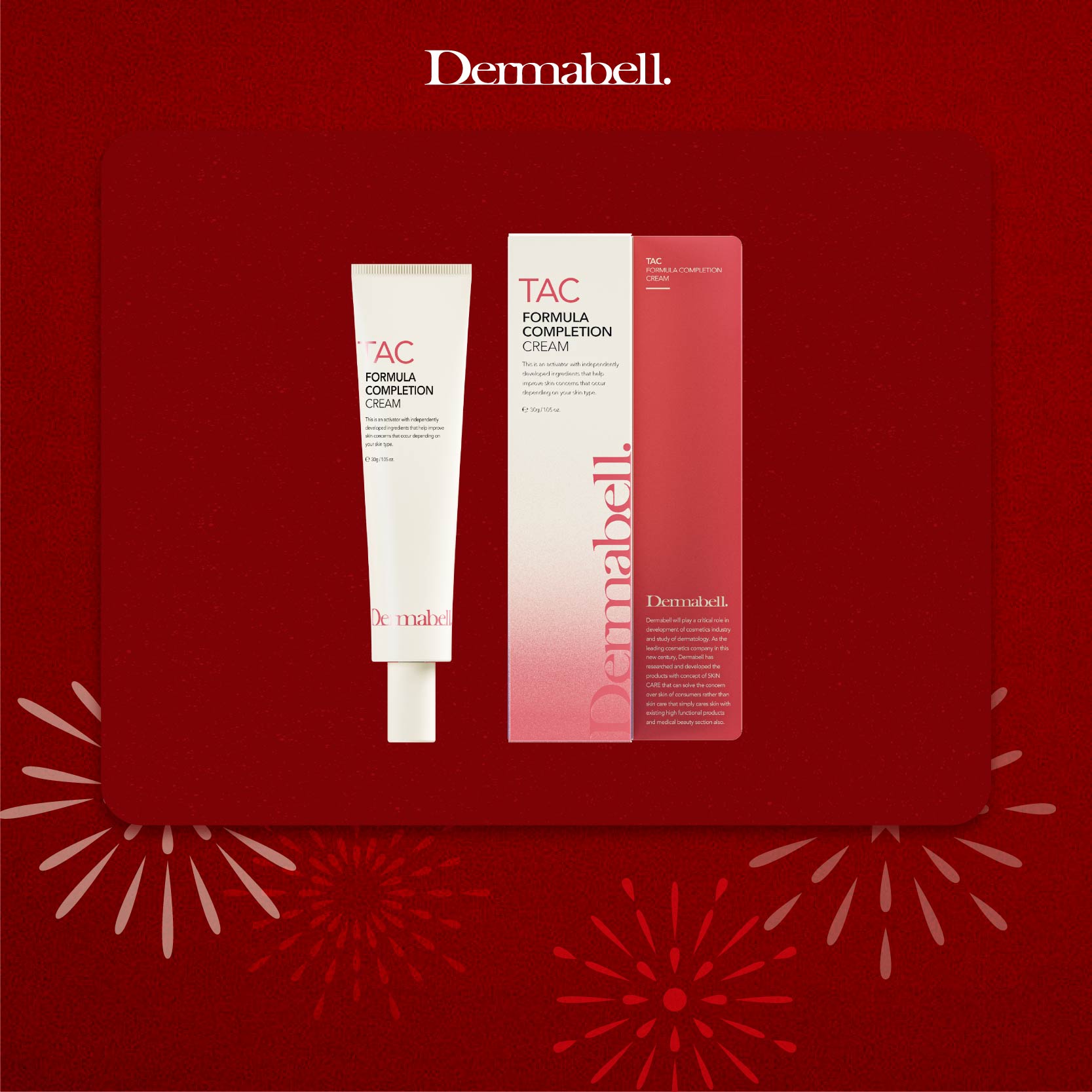 TAC Formula Completion Cream+DERMABELL Limited Edition Travel Pouch