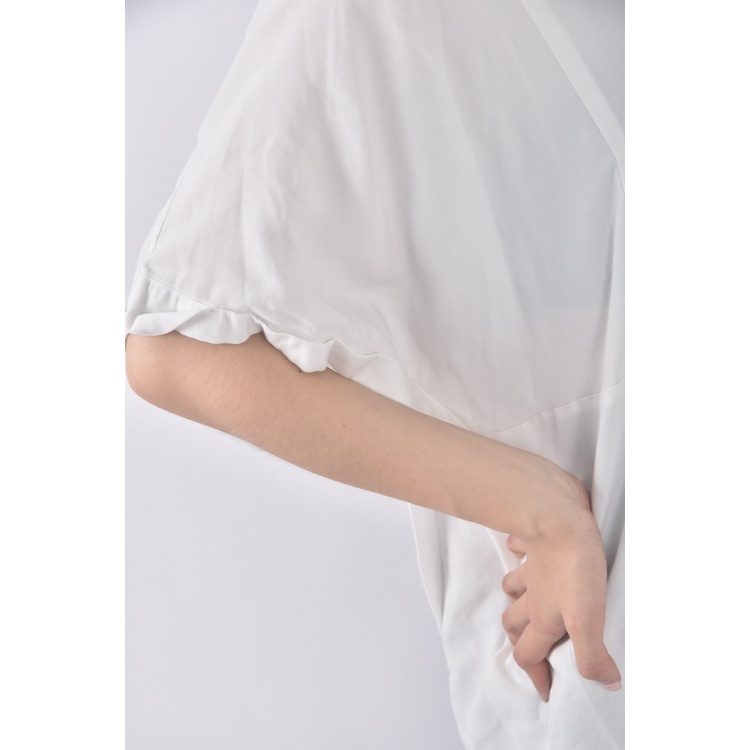 (S) lowrys farm質感西裝白色短袖上衣二手衣, , large