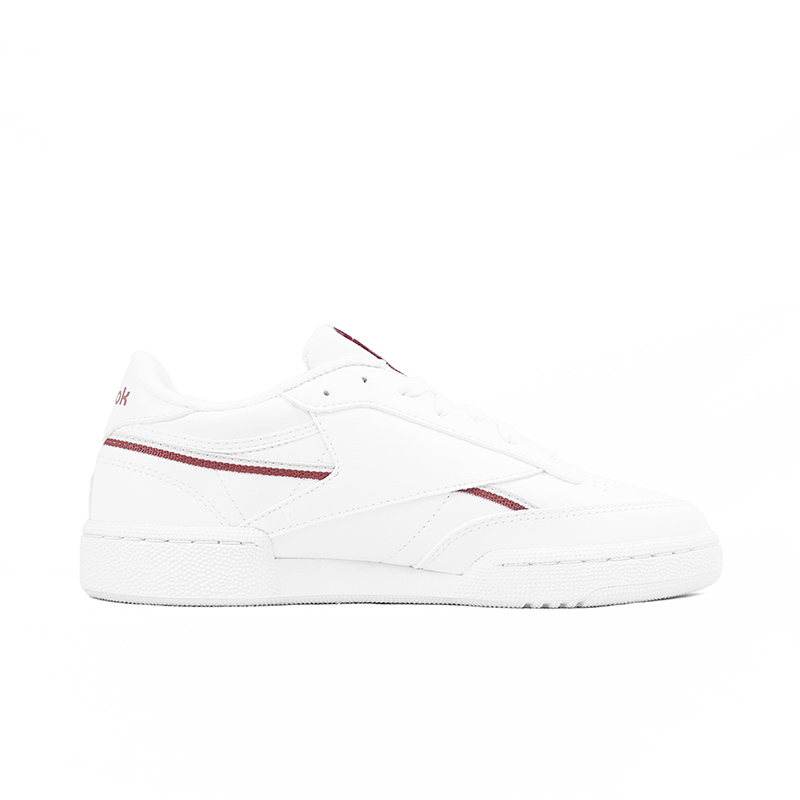 Reebok Club C 85 Vegan [100074446] 女 休閒鞋 經典 復古 皮革 小白鞋 舒適 白紅棕, , large