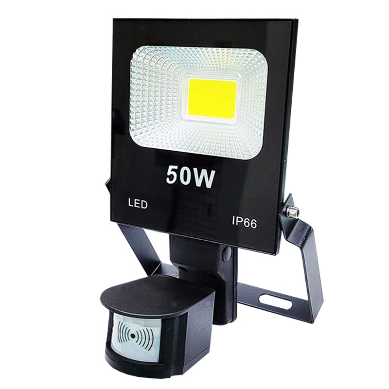 HC-850A 50W Outdoor Microwave Induction Floodlight (White Light - Made in Taiwan)an), 白光, large