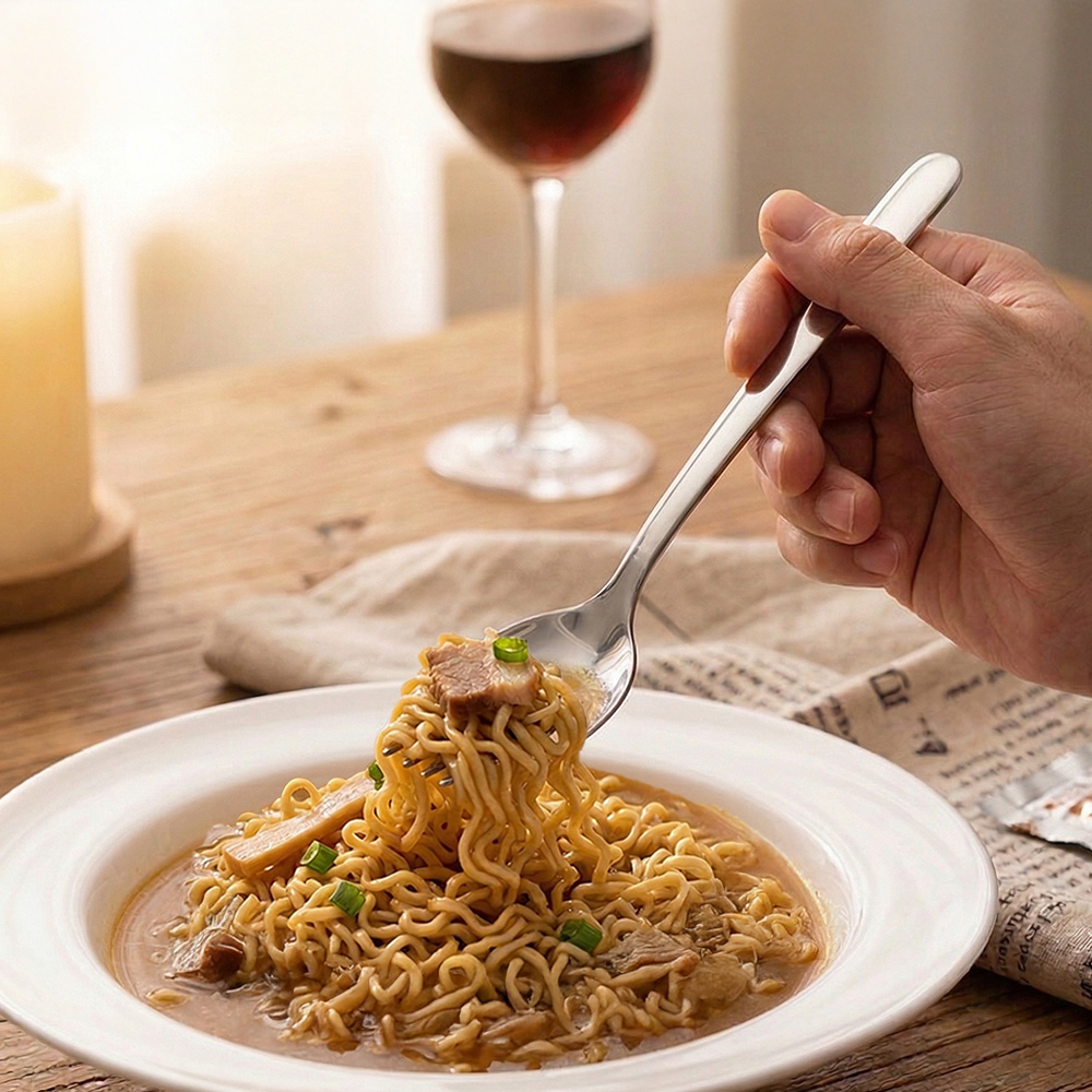 Instant noodle soup ladle, , large