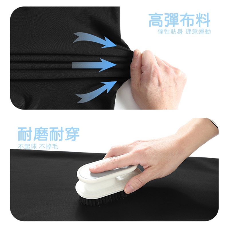 大小尺碼-素面 束口 冰絲長褲-黑/灰-0204198, , large