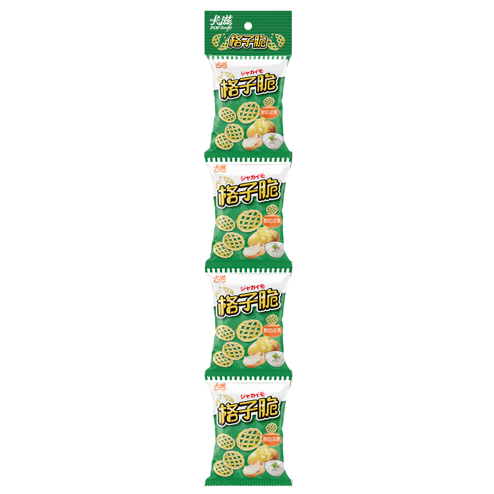 卡滋酸奶洋蔥格子脆(四連包), , large