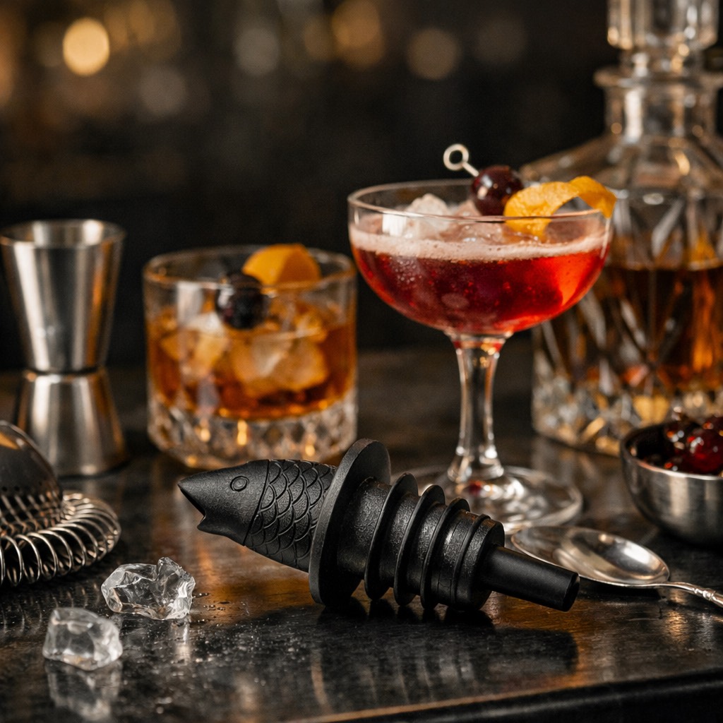 Fish Wine Pourer, , large