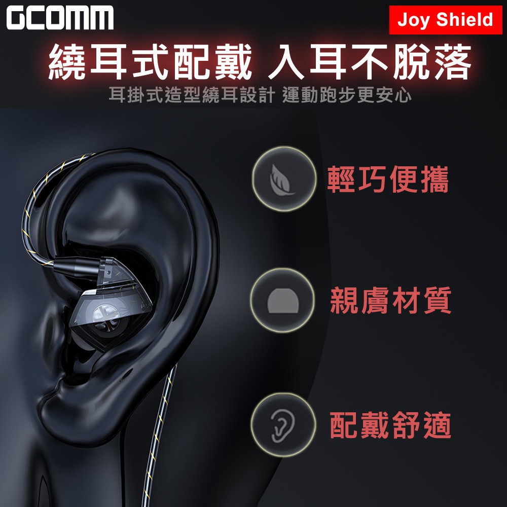 GCOMM 耳掛式造型運動立體聲耳機 Joy Shield, , large