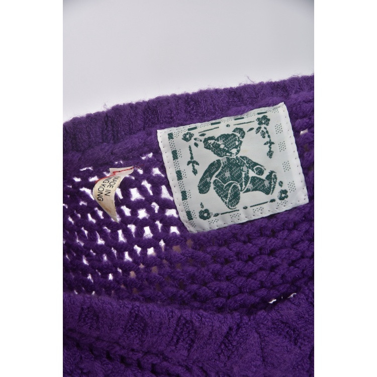 (S) 質感背心紫色上衣二手衣, , large