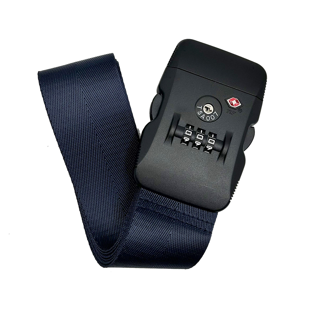 TSA-Approved Luggage Strap / Navy Blue / 1 Strap, 海軍藍, large