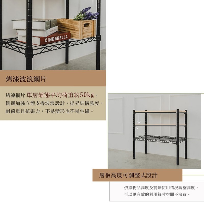 【Y HOUSE】60x30x180公分 松木四層收納層架 置物架 鐵架-烤漆白, , large