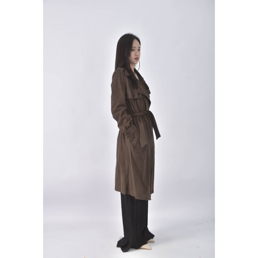 (S) zara排扣綠色外套二手衣, , large