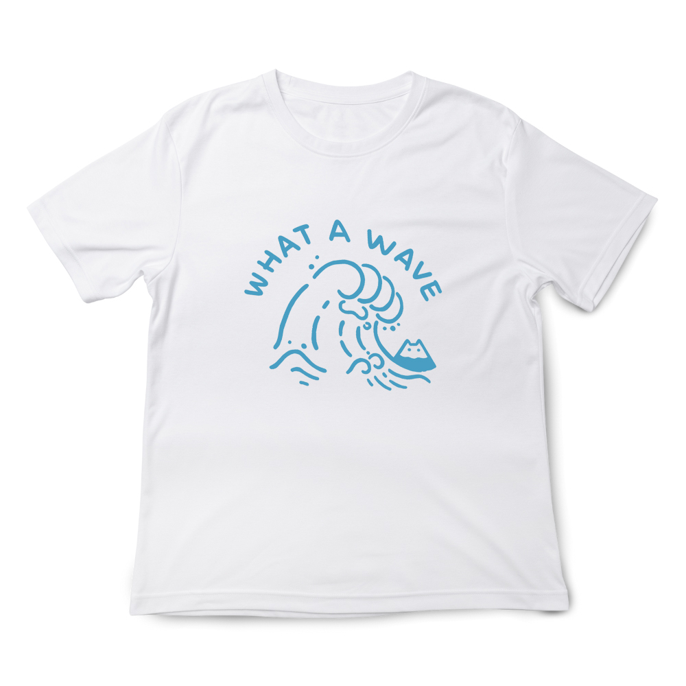 JZ TEE 貓咪手手-海浪 印花短袖T恤