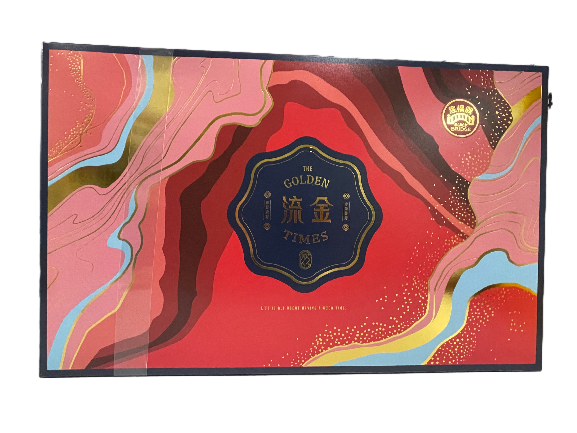 Black Bridge Brand Floral Gold Gift Box, , large