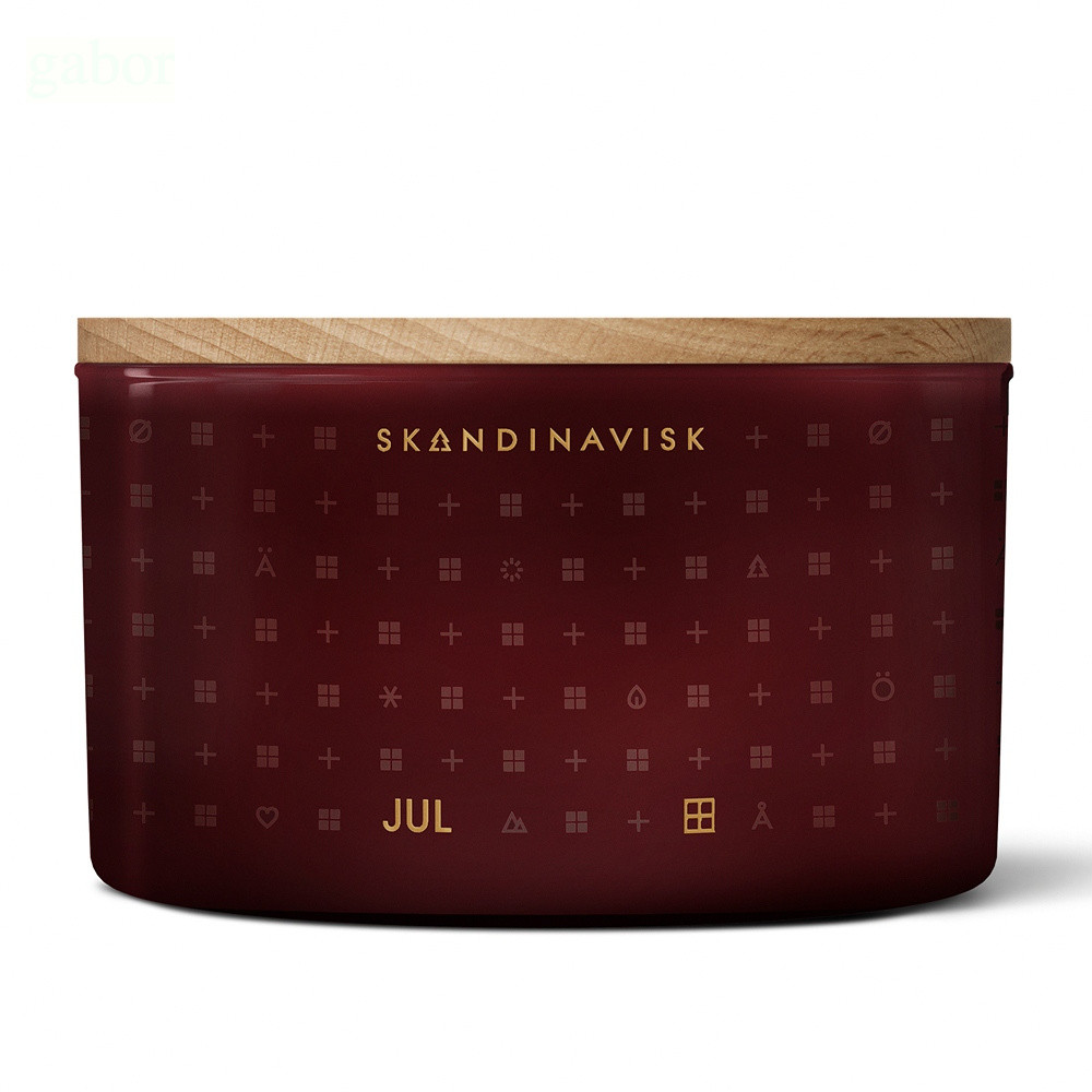 Skandinavisk 聖誕冬日限定 JUL 微醺熱紅酒 耶誕香氛蠟燭-475g, , large