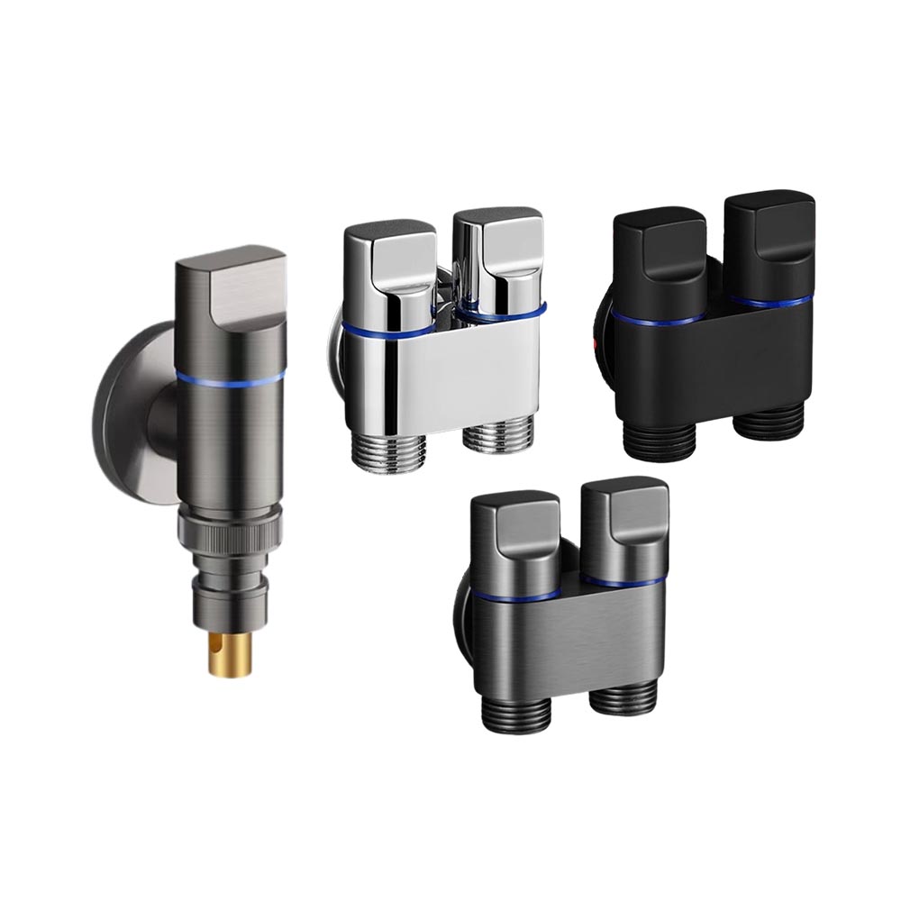 洗衣機止水閥槍灰雙出水, , large