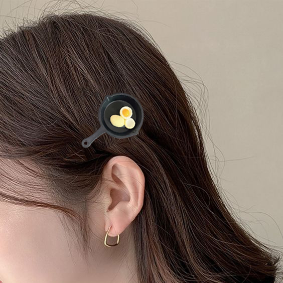 Food Shaped Hair Clip, , large