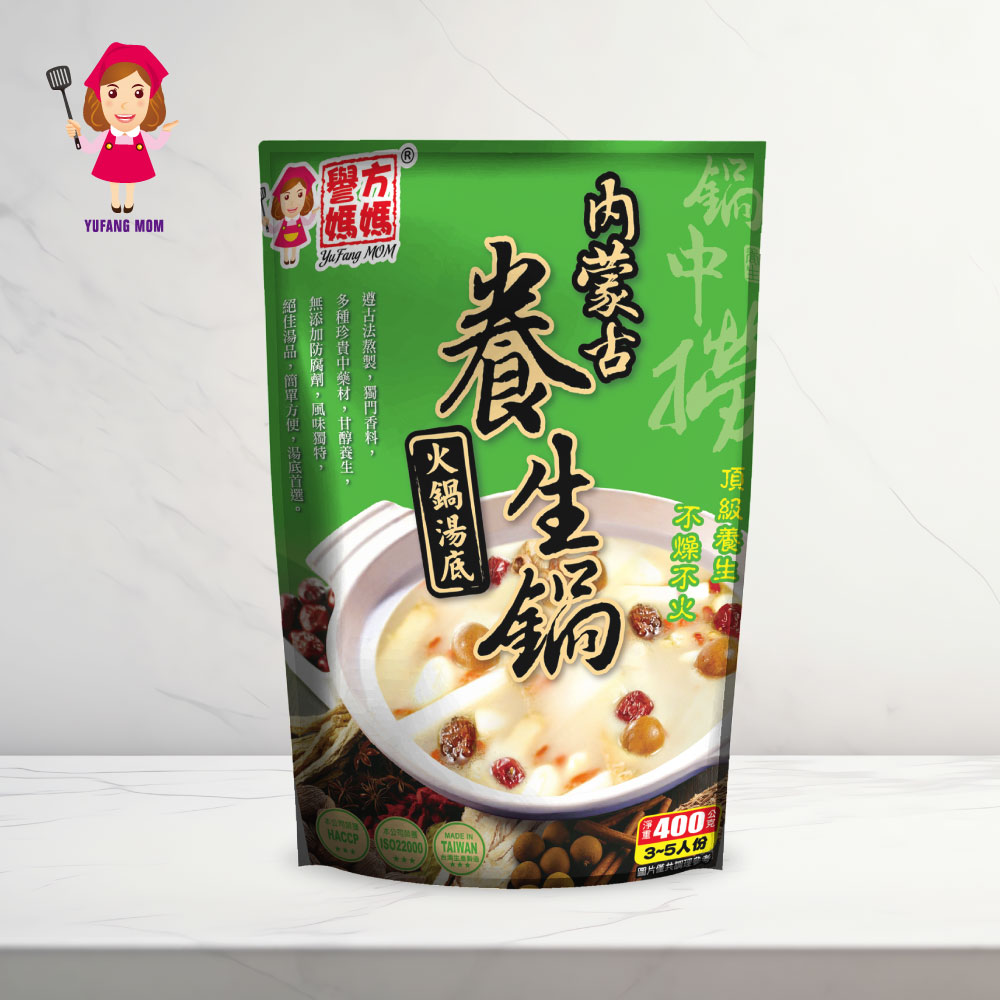 【譽方媽媽】蒙古養生鍋湯底 400g（3 ~ 5人份）, , large
