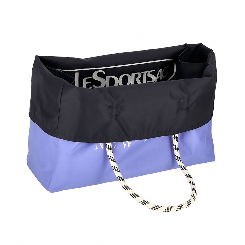 |快速出貨|Lesportsac Large 2 Way Tote 大型雙面托特包/ 藍紫色簡約風, , large