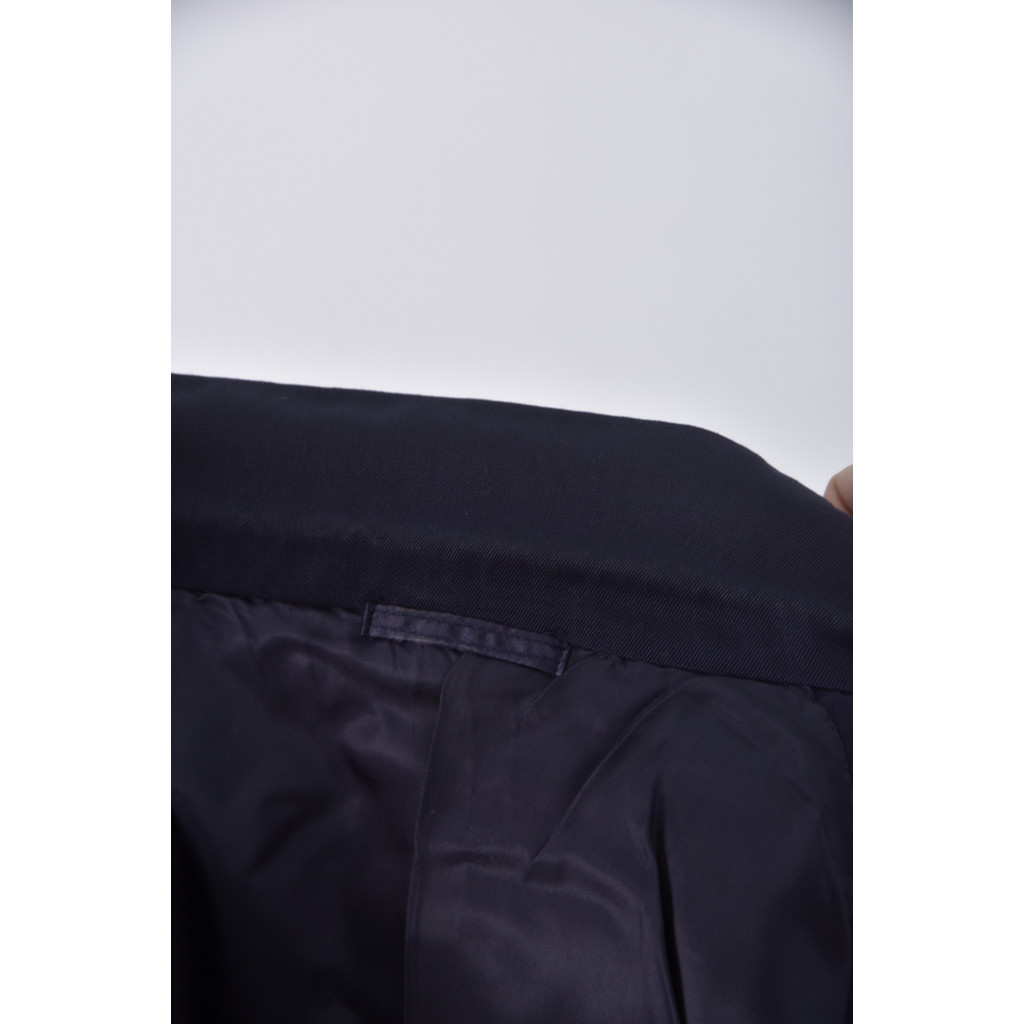 (L) 西裝素面藍色外套二手衣, , large