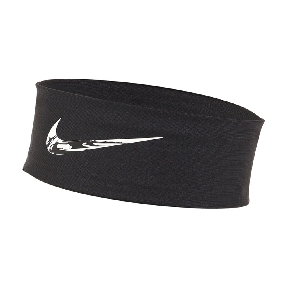 NIKE FURY 頭帶 3.0 PRINTED 運動頭帶 止汗髮帶 健身 訓練 戶外 運動 吸汗 乾爽 透氣 彈性 黑