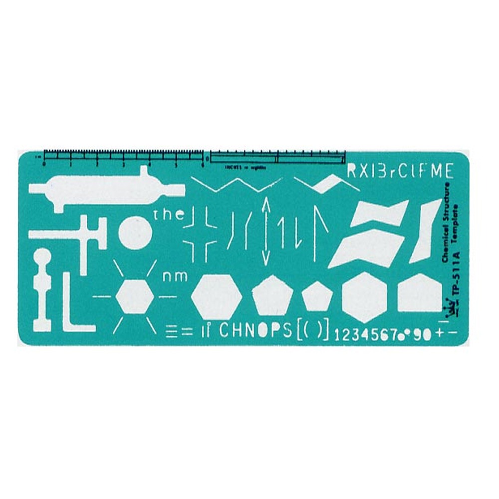 【 徠福 】化學符號定規 / 片 TP-511A, , large