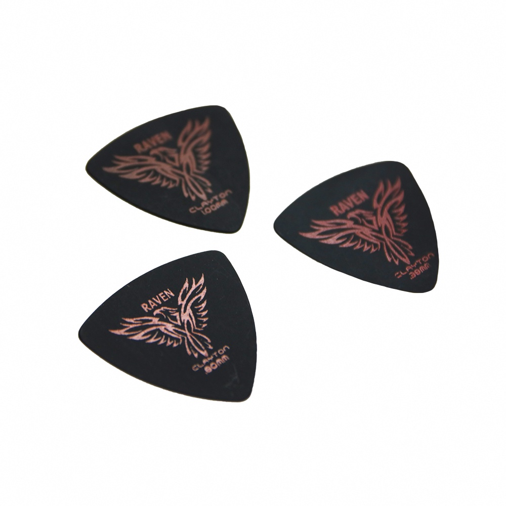 Clayton Black Raven Triangle Picks 吉他彈片 多種厚度款(三片、十片組)【敦煌樂器】, , large