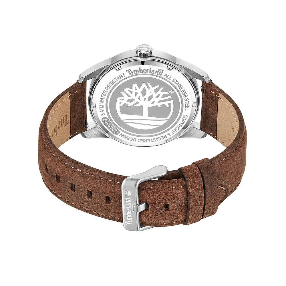 Timberland 天柏嵐 NORTHBRIDGE系列 條紋經典三針腕錶 手錶-藍 TDWGA0010203, , large