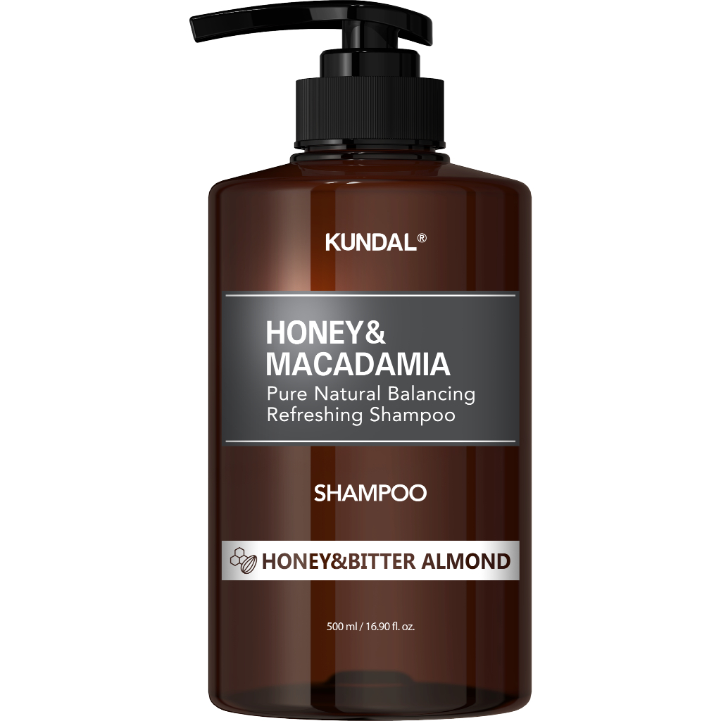 [KUNDAL] HONEY&MACADAMIA Pure Natural Balancing Refreshing Shampoo_HONEY & BITTER ALMOND, , large