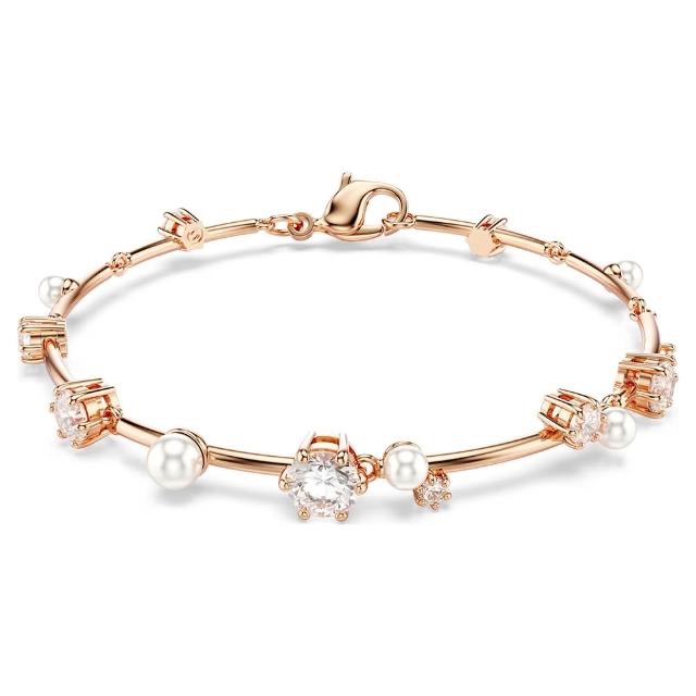SWAROVSKI 施華洛世奇 Constella 星燦水晶珍珠手環(5729505), , large