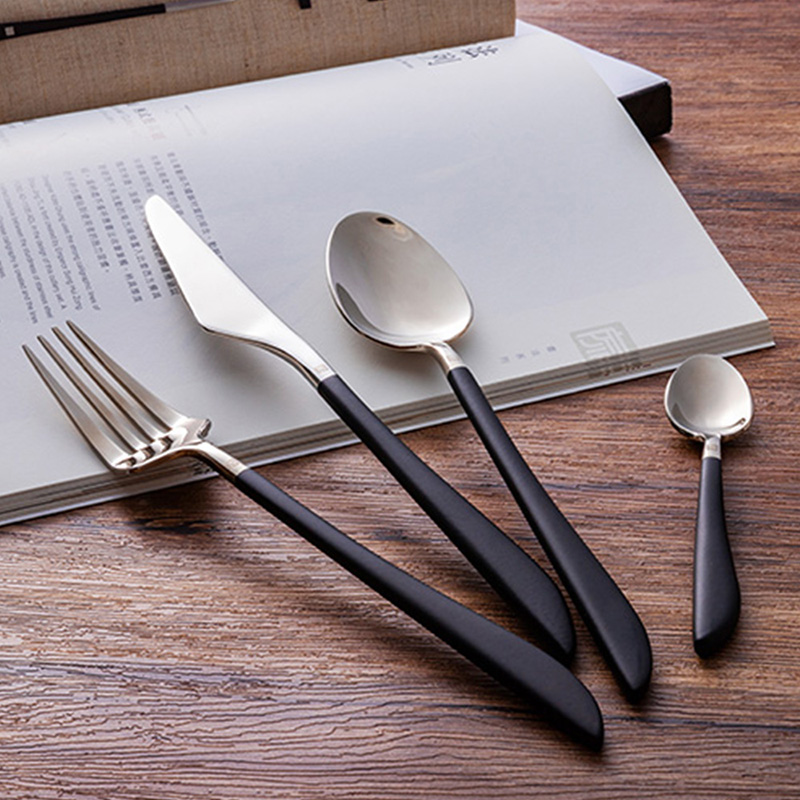 JIA Calligraphy II Cutlery set of 4（Recycle Stainless Steel）, , large