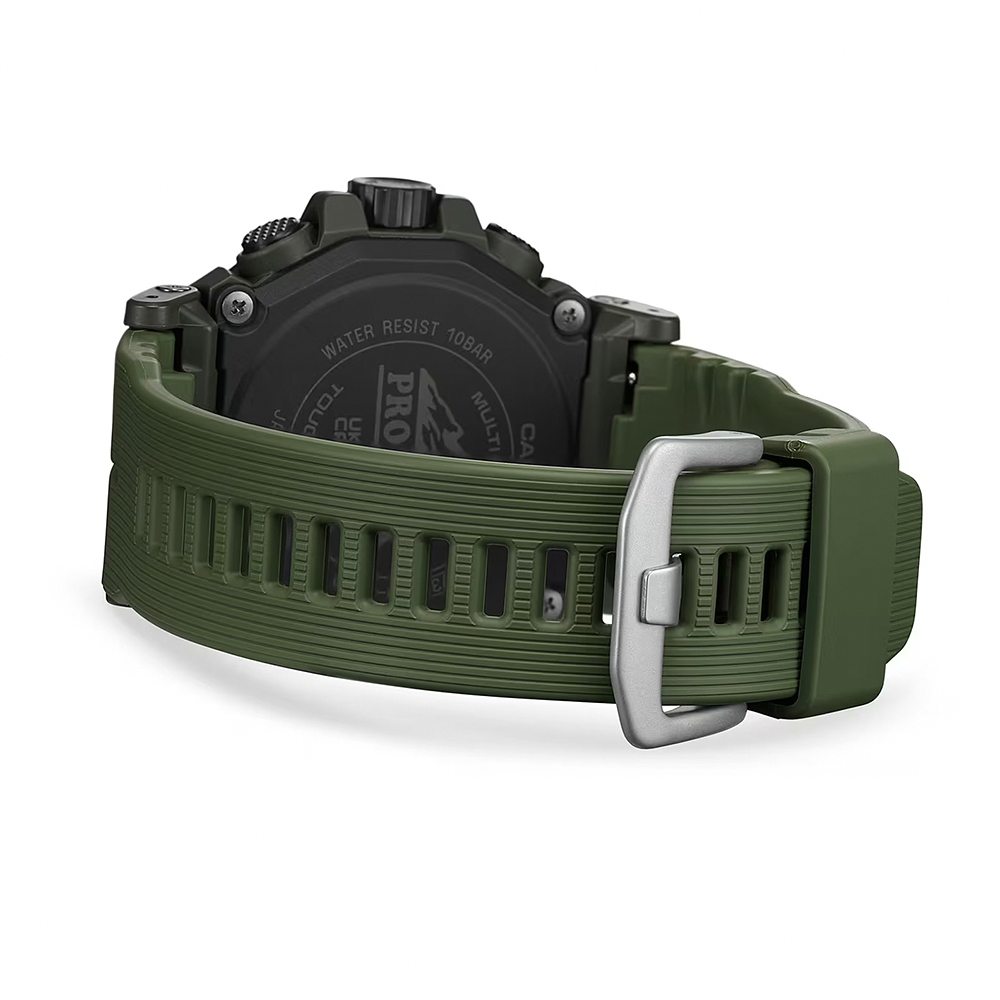 CASIO 卡西歐 PRO TREK 登山系列太陽能戶外手錶 送禮推薦 PRW-61LD-3, , large
