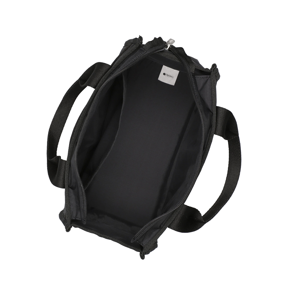 Lesportsac Large East/West Top Handle Tote 斜背手提托特包 兩用包 側背包 送禮 禮物 女包(永恆黑), , large