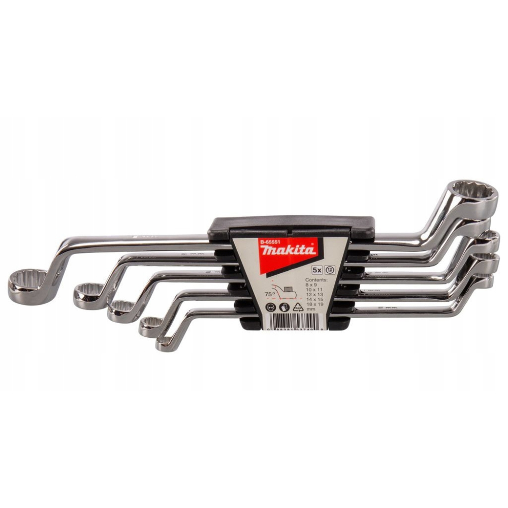 MAKITA牧田 B-65551 雙邊梅花扳手五件組