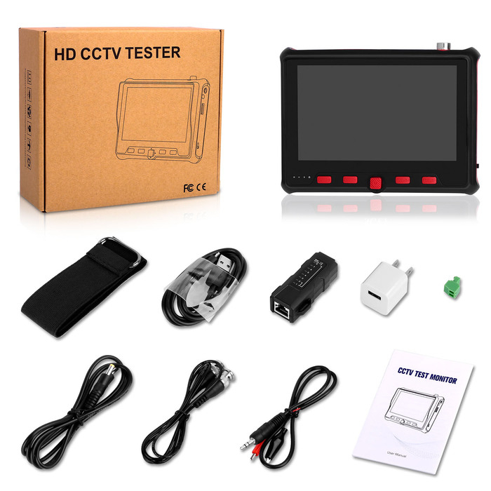 昌運監視器 HD-6300W 4.3吋 800萬 四合一 同軸型測試工程寶 監視器螢幕(以新款HD-2900ACT出貨), , large