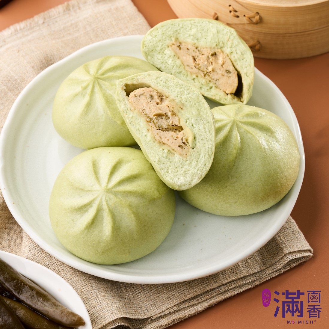 [滿面香] 剝皮辣椒雞肉包, , large