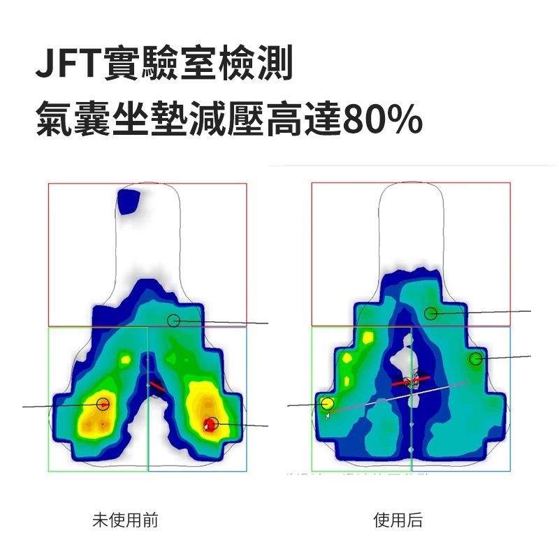 JFT 氣囊坐墊｜腳踏車/自行車專用｜減壓減震｜防滑固定｜簡單安裝｜舒適耐用, , large