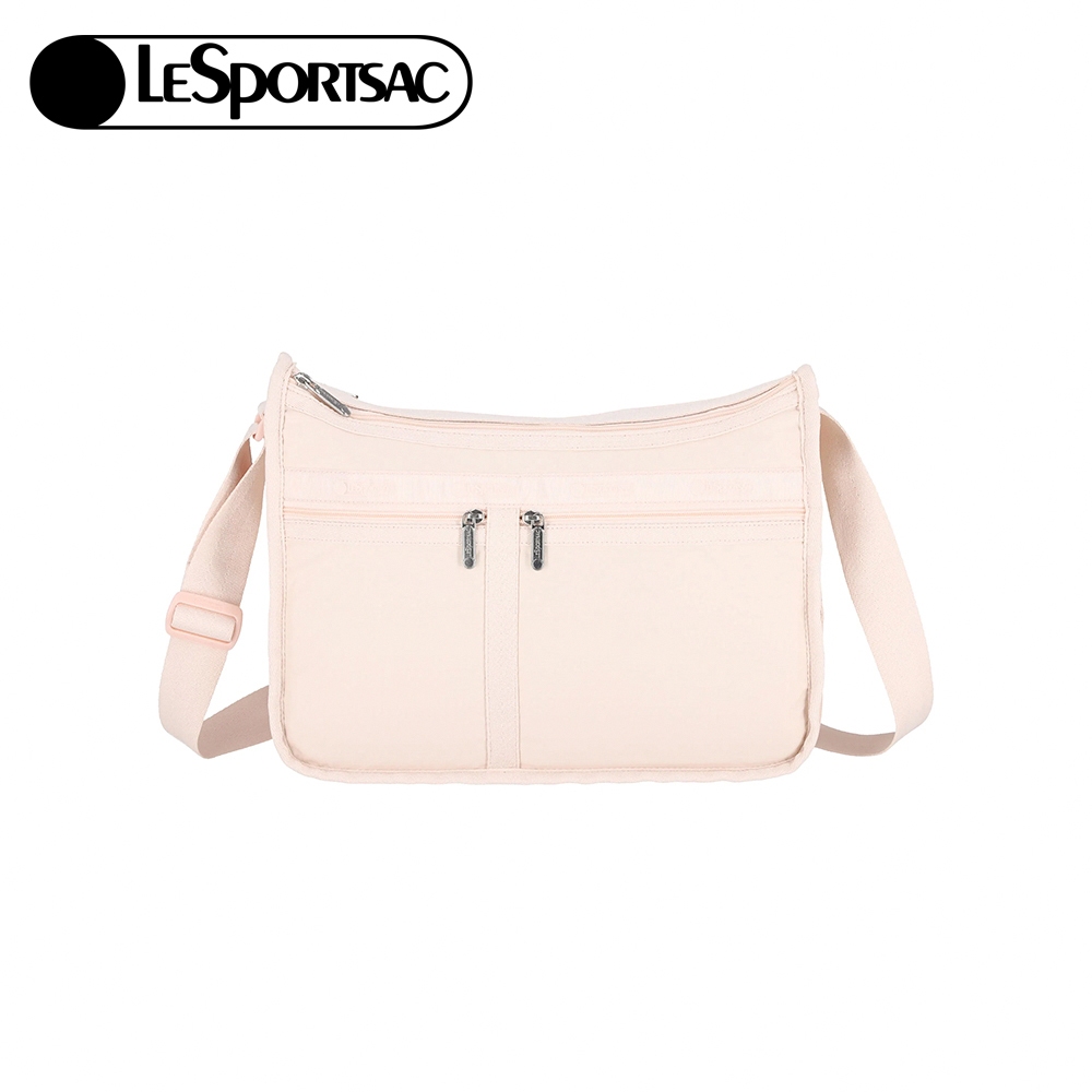 |快速出貨|Lesportsac Deluxe Everyday Bag 奢華斜背包 送禮-晨曦桃粉, , large