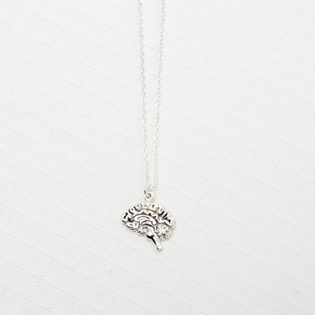 【Angel & Me】Brain love s925 sterling silver necklace Valentine's Day gift, , large