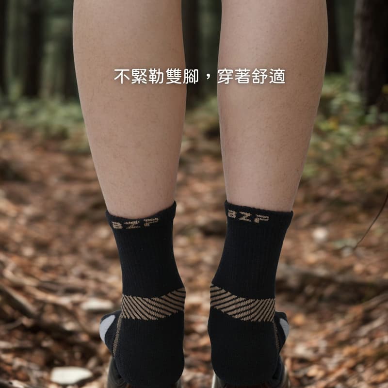 [凱美棉業] 美麗諾羊毛氣墊五趾襪 女款 單入 奶油黃 22-26cm, , large