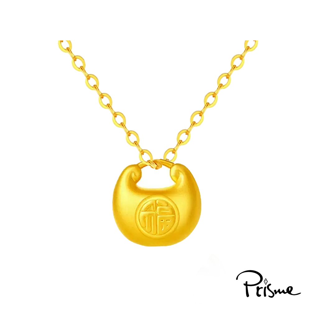 【Prisme Gold】黃金墜項鍊 純金999墜飾 多款選 (金重：約0.02錢&plusmn;0.01), , large