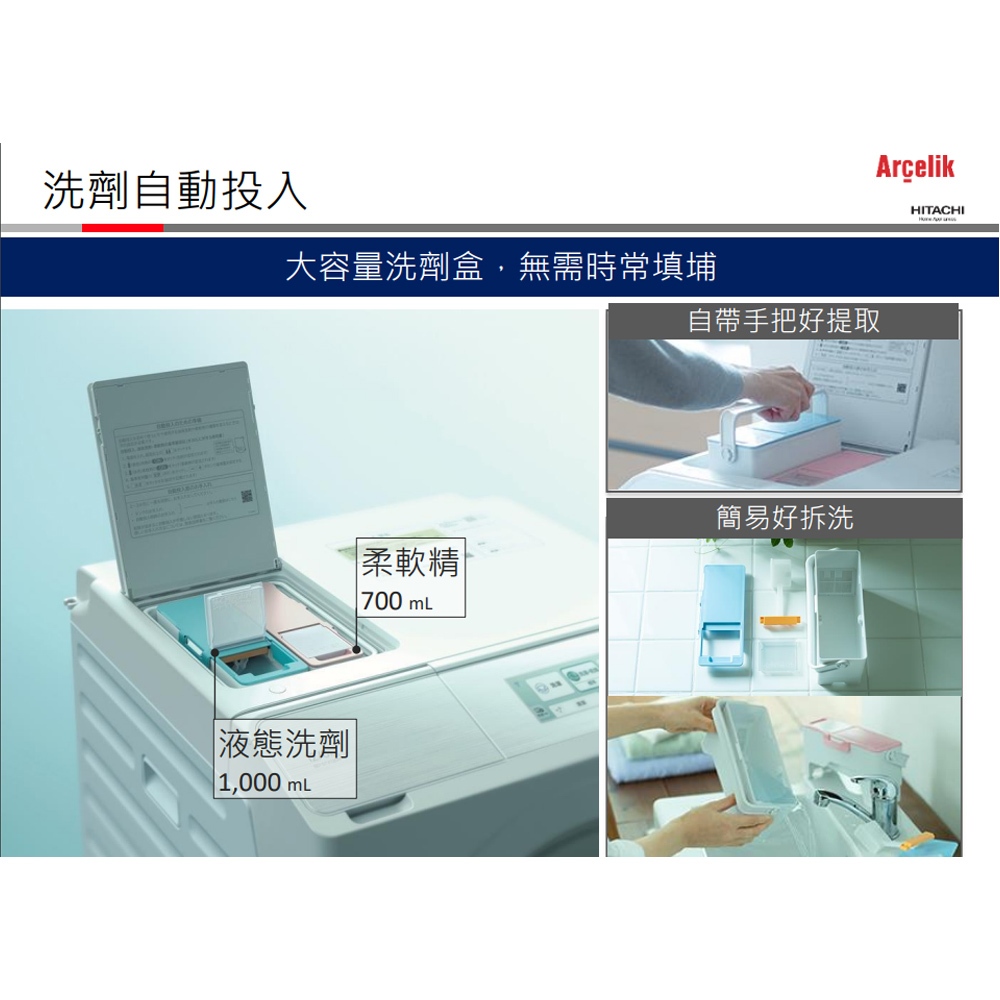 HITACHI 日立 日本製 15KG 滾筒洗脫烘 洗衣機 BD-SX150JJ / BDSX150JJ 預購, , large