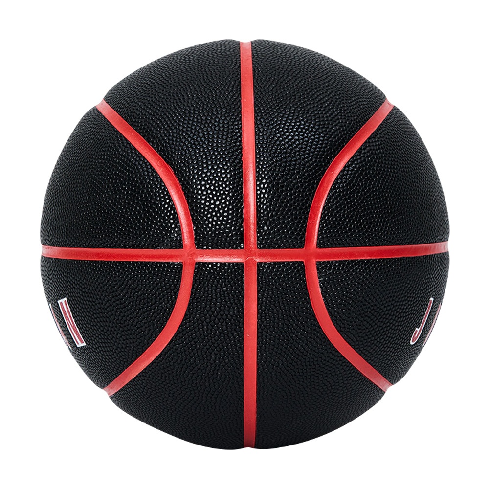 NIKE JORDAN ULTIMATE 2.0 8P 籃球 7號球 比賽 訓練 耐用 橡膠 深溝 精準控球 藍綠黑紅, 黑紅, large