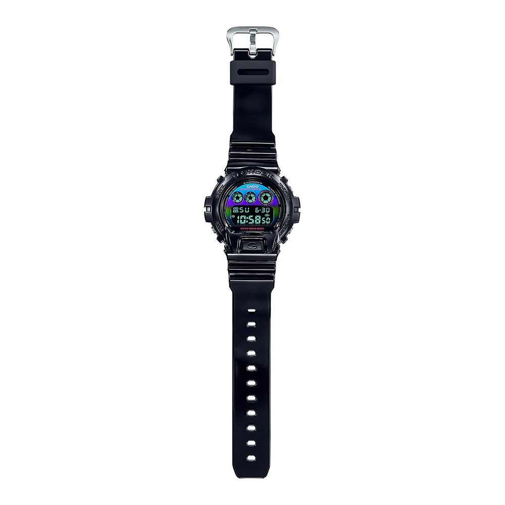 CASIO 卡西歐 G-SHOCK AI 探索虛擬彩虹系列電子錶 DW-6900RGB-1, , large