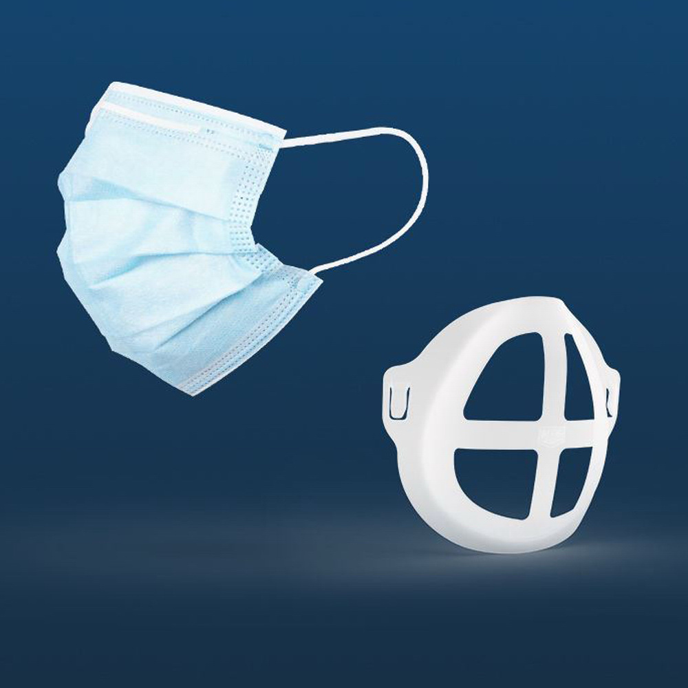 Pack of 20 MS03 Ultra-Comfort and Breathable 3D Mask Inner Support Frame, 白, large