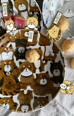 【毓秀堂】AWASAKA 柴犬餐盤4入組, , large