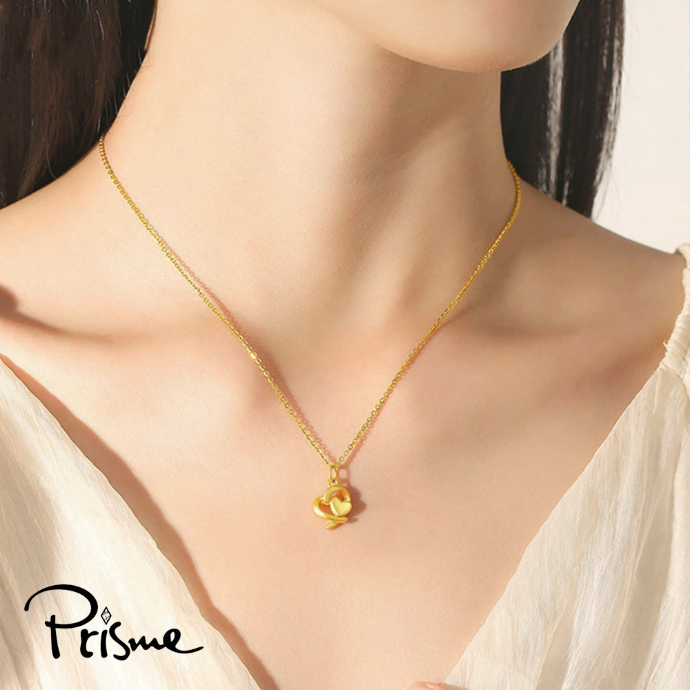 【Prisme Gold】母親節限定 幸福守護黃金項鍊 (金重0.10錢&plusmn;0.03) 贈愛心禮盒, , large