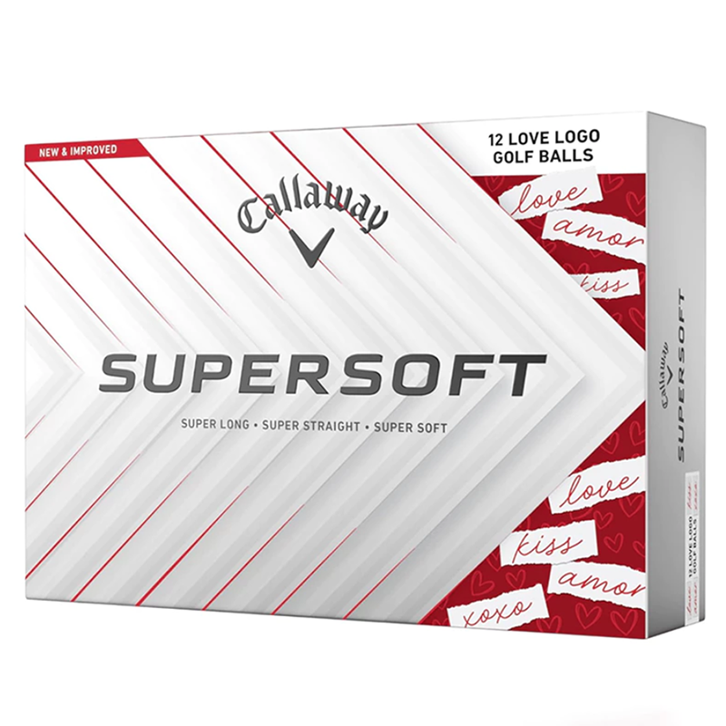 Callaway Golf Supersoft Golf Balls - 2025 Valentine, , large