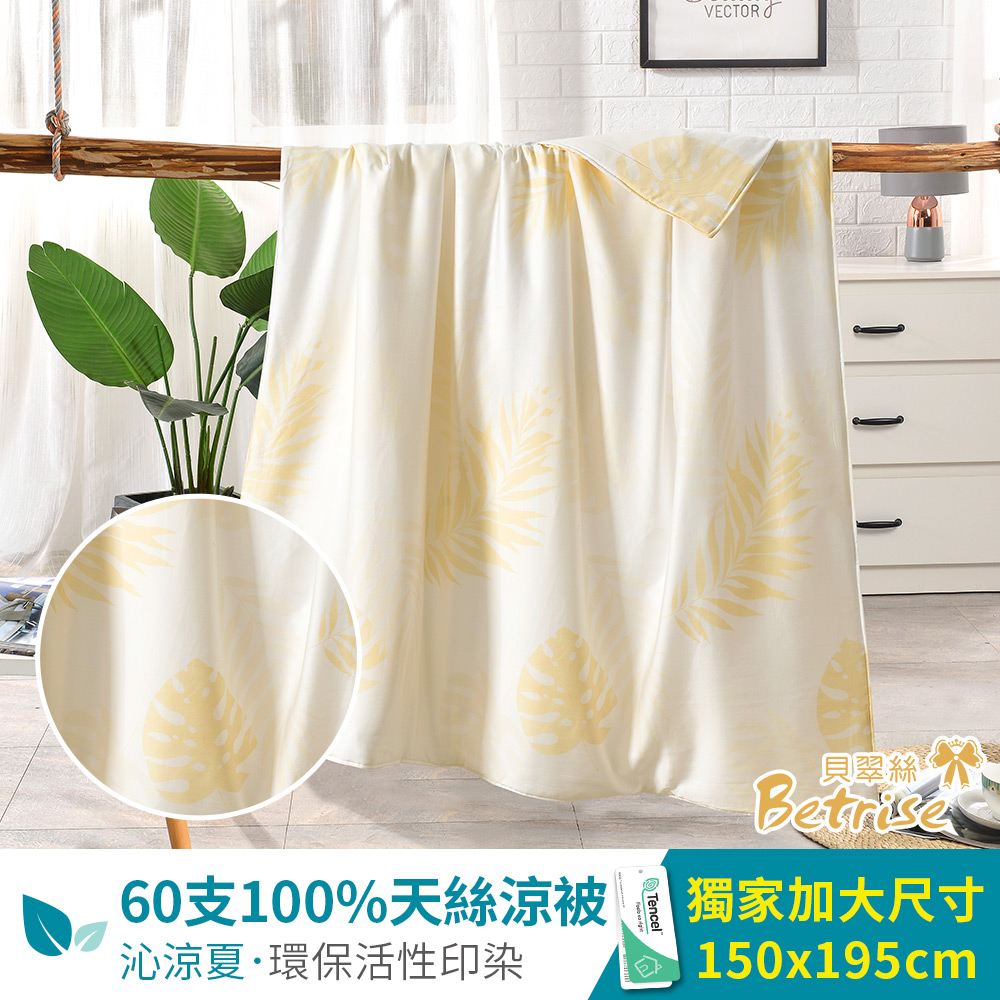 【Betrise貝翠絲 多款任選】60支100%天絲可水洗舖棉四季涼被5X6.5尺一入-限時5折!!!, , large