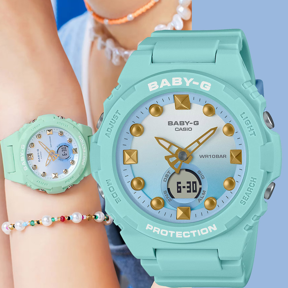 CASIO 卡西歐 BABY-G 夏季海灘手錶 BGA-320-3A, , large